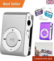 Ultra-Compact 8GB MP3 Player with USB & Long Battery Life for Active Lifestyles