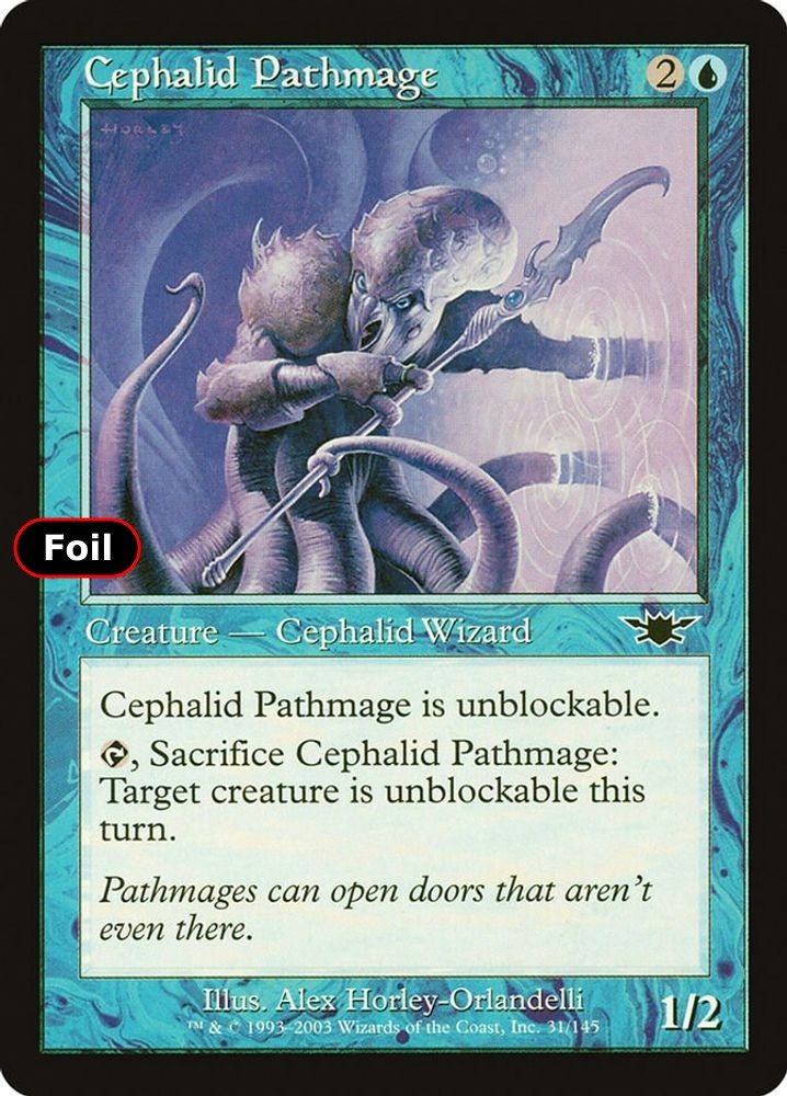Foil Cephalid Pathmage - 31 - LP - Legions