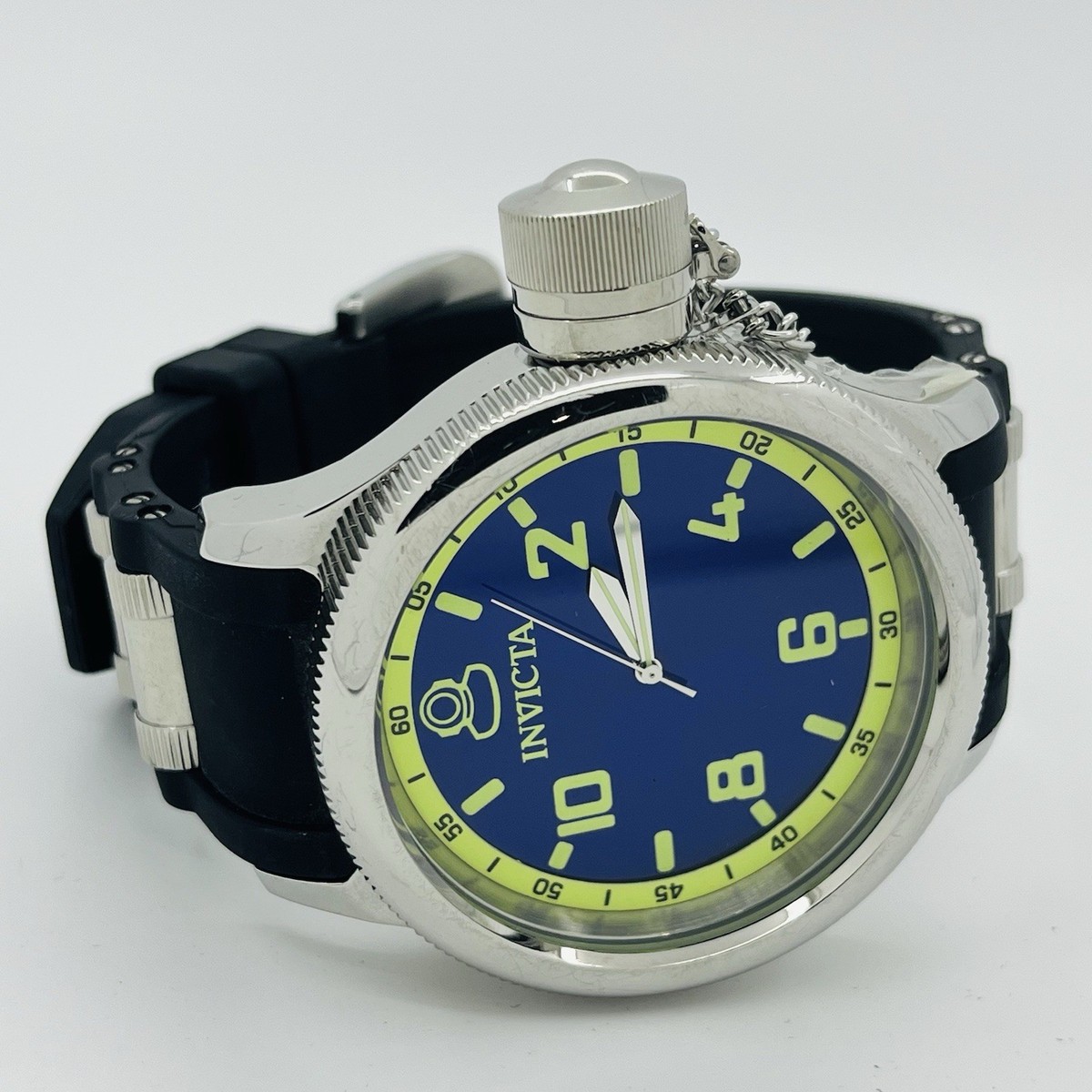 インビクタ ロシアンダイバー Invicta Russian Diver 51.5 mm Stainless Steel Case, Black