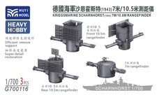 1:700 DKM Scharnhorst Radar 1943 Accessory Set Unpainted