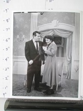 NBC TV show photo 1950s MARTHA RAYE boxer Rocky Graziano suit tie hotel