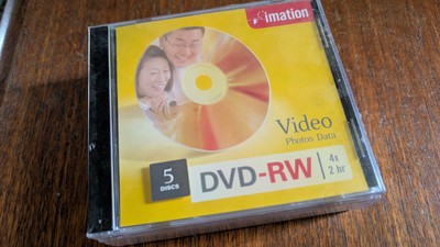 Imation Rohlinge DVD - RW Speicher Discs - 5er Pack - Neu und versiegelt