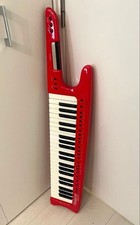 Roland AX-1 Red Keyboard Keytar MIDI Controller Instrument 45-Key Good 