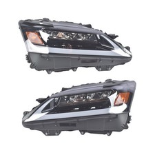 Fast 2x LH & RH LED Headlight Assembly Xenon Headlamp Replacement for Lexus GS2