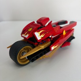Lego Kai's Blade Cycle 9441 Ninjago 100% Complete Set Rise of the Snakes Kai Zx