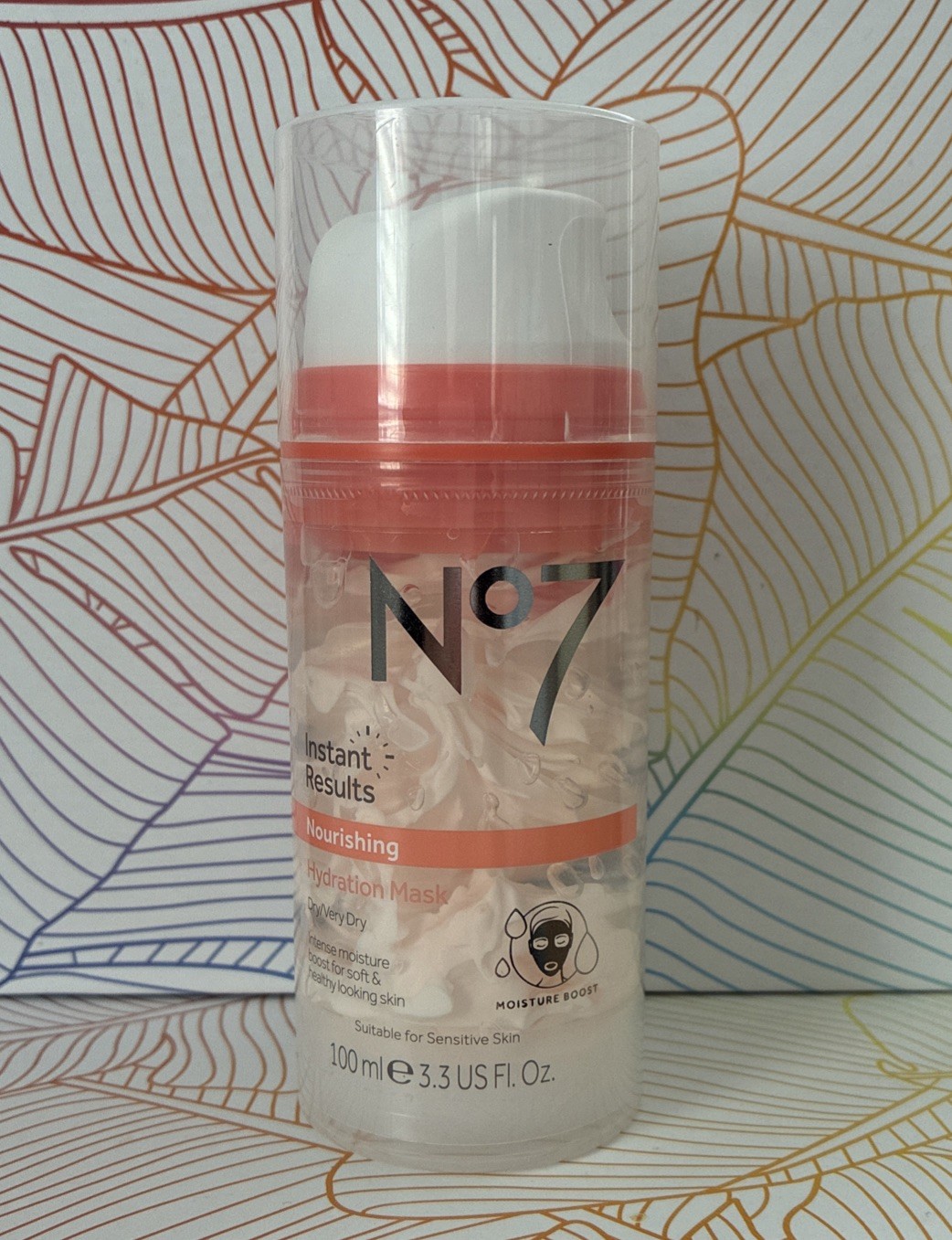Boots No7 Instant Results Nourishing Hydration Mask 100ml Brand New