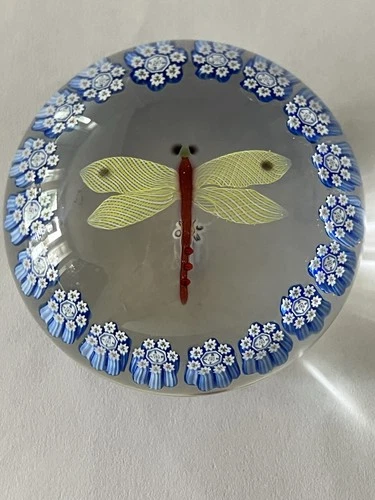 Peter McDougall Miniature Dragonfly 2009 Paperweight 18/50