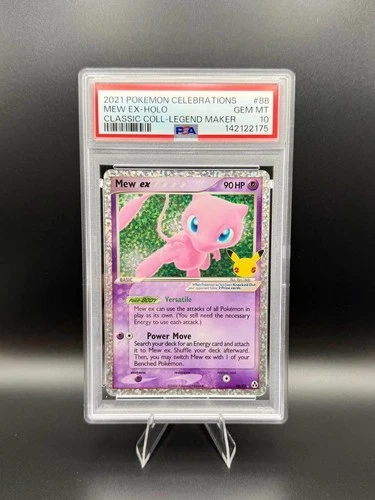 Mew ex 88/92 Celebrations: Classic Collection Holo PSA 10 - Gem Mint Pokemon