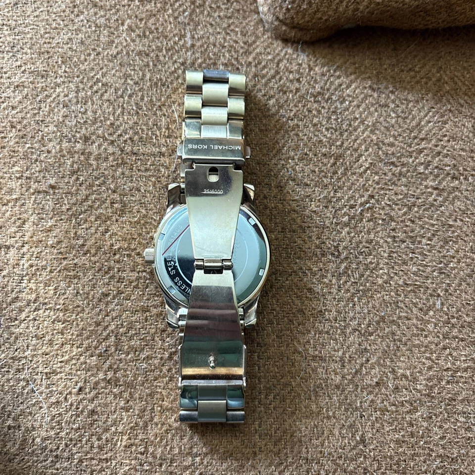 Michael Kors Women's Blue Dial Rose Gold Stainless Steel Bracelet Watch MK5913 - Image 4 of 4