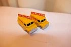 Matchbox Lesney No. 42 evening news van lot of 2 excellent mw/gpw