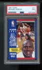 1991-92 Fleer #211 Michael Jordan PSA 9 Graded Basketball Card NBA All-Star Team