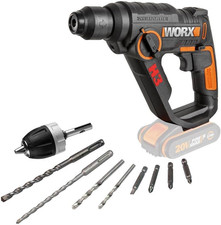 20V Cordless Hammer, Powershare, 3 Tools in 1 Drill, Driver and Hammer, LED Ligh