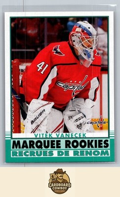 2020-21 Upper Deck #637 Vitek Vanecek 2020-21 O-Pee-Chee Update Retro Blank Back