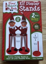 2 Pack doll Display Stands - Christmas Sit On stands naughty elf