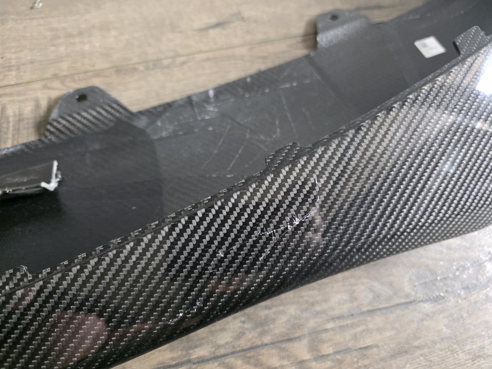 ASTON MARTIN DBX 707 DBX707 FRONT BUMPER SPLITTER CARBON SPOILER OEM py83-218b45