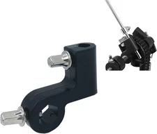 Bass Drum Pedal Beater Holder Clip Connector Replacement Parts for Kick Black 