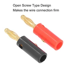 20pcs Gold Plated Banana Speaker Cable Plug For Car Sound System IOAK