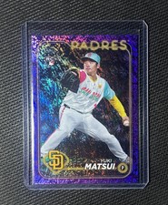 2024 Topps Update Series Yuki Matsui Purple Foil RC /799 #US8 Padres 
