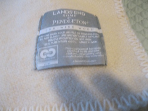 VINTAGE PENDLETON IVORY NEW 90X64