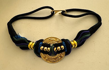 Vintage 1980 s Macrame Braided Belt Size S/M