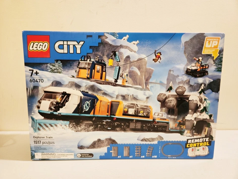 LEGO City исследователь Арктический полярный экспресс поезд 60470, новый, запечатанный, США - Изображение 2 из 4