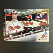 2025 Bowman Draft Baseball Ike Irish Bowman Draft Night #BDN-6 Orioles 