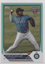 2023 Topps Pro Debut Aqua Foil 10/75 Starlin Aguilar #PD-54 11sd