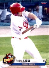 2021 Peoria Chiefs Choice #11 Pedro Pages Maracay Venezuela VZ NM Baseball Card