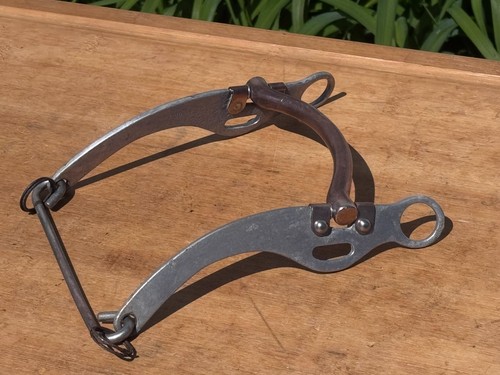Quick Maker Copper Mullen Mouth Western Horse Bit  ~ 5"