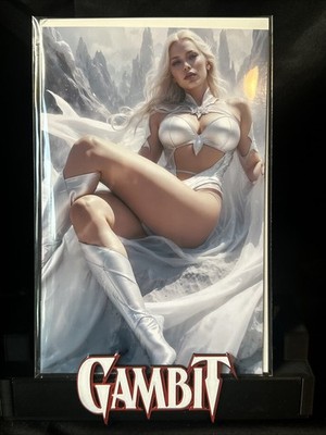 DEVIANT NATION ARTBOOK SAM SIRHC X-MEN EMMA FROST NICE VIR VAR LTD 48/100 COA