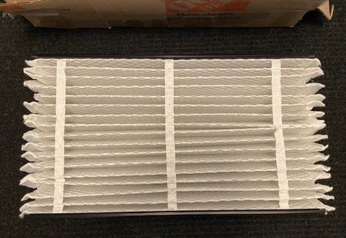 Genuine AprilAire 413 MERV 13 Air Filter - 16”x25”x4”*USED* *READ DESCRIPTION* 