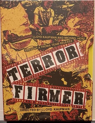 TERROR FIRMER (Lloyd Kaufman, 1998) Vinegar Syndrome 3-Disc 4K UHD Blu-ray NEW