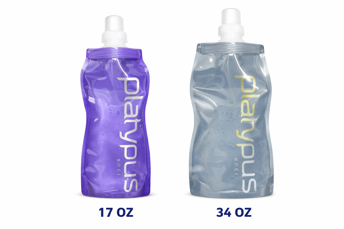 Platypus Soft Bottle 17oz 34oz Collapsible Water Bottle BPA Free