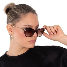 Salvatore Ferragamo Brown Gradient Cat Eye Sunglasses SF928S 606 55