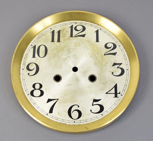 Cadran Horloge Plat Alu Laqué 250 Mm, Chiffres Breguet, Neuf, KD89