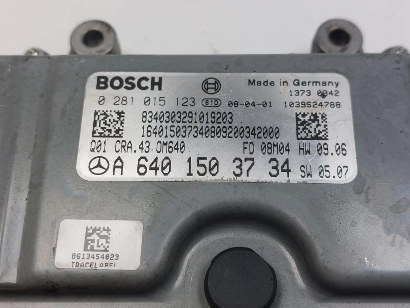 A6401503734 CENTRALINA MOTORE ECU MERCEDES-BENZ CLASSE A (W169) 2.0 CDI 16V 109C - Immagine 3 di 3