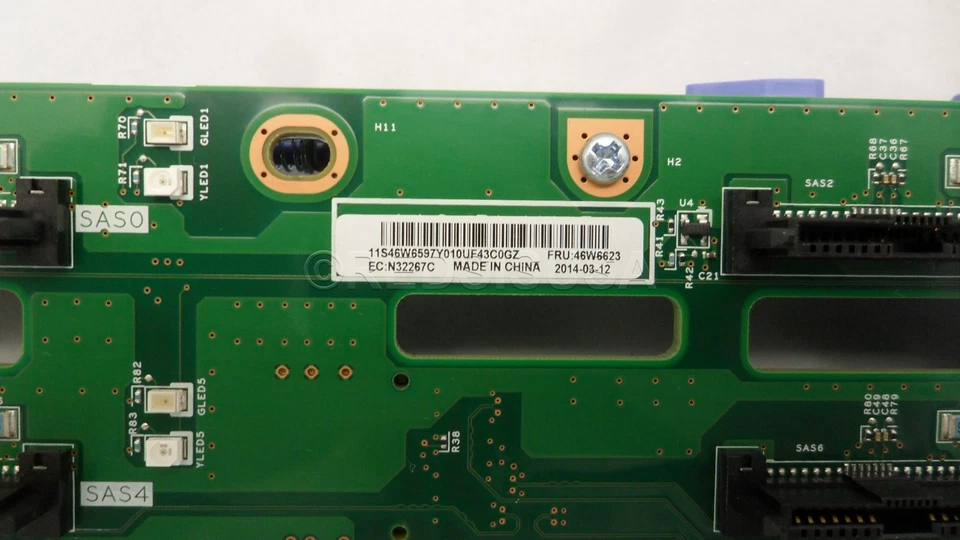 IBM Backplane SAS/SATA 8 HDD 90Y5136 46W6623 - Image 4 of 4