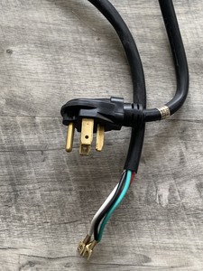 Samsung Ws 001p 4 Prong Ac Power Supply Cord Cable For Dryer Black