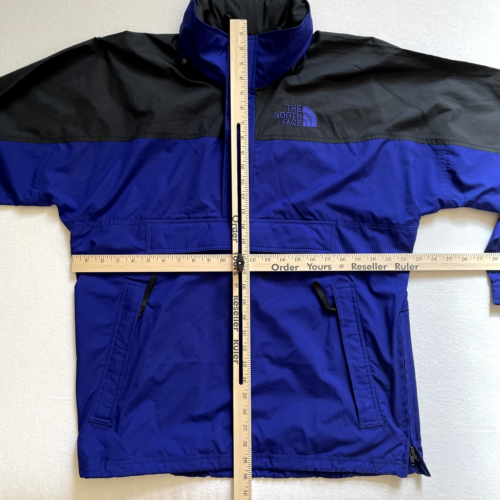 north-face vintage anorak 1/4 pullover ski packable y2k jacket