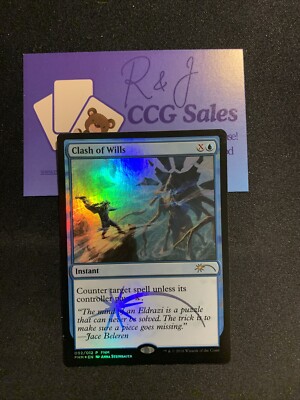 FOIL Clash of Wills Friday Night Magic FNM PROMO MTG