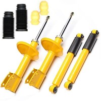 4X Ta Sport-StoßDÄMpfer Gas Vorne Hinten + Staubschutz - Renault Clio 1; 54MM