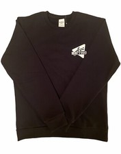A.P.C. APC Black Medium-Heavyweight Made In USA Logo Sweatshirt MEDIUM