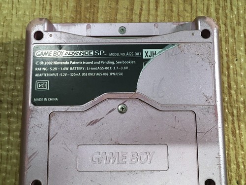 LG1889 Plz Read Item Condi GameBoy Advance SP Pearl Pink Console Japan - Picture 12 of 12