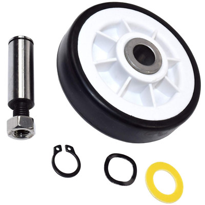 HQRP Drum Roller Wheel w/Shaft for Maytag 303373K WP12001541 12001541 AP4008534