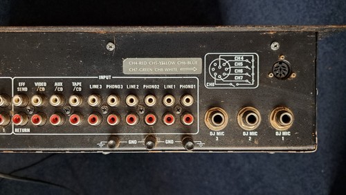 JB Systems LAM 92 professional stereo sound mixer mic/phono/cd/tape (prob. 9ch) - Bild 7 von 14