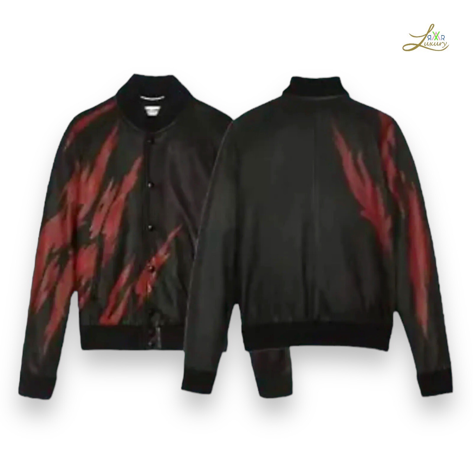 GIACCA SAINT LAURENT STAMPA FIAMMA TAGLIA 54