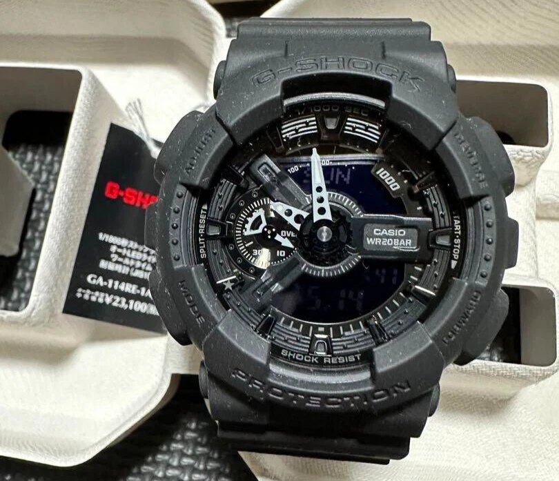 CASIO G-SHOCK GA-114RE-1AJR 40th Anniversary REMASTER BLACK