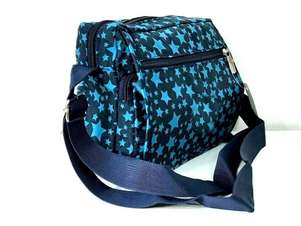 Bolso de Hombro Bandolera Bolsas de Mensajero Damas Multi Bolsillo Nylon Cartera de Viaje