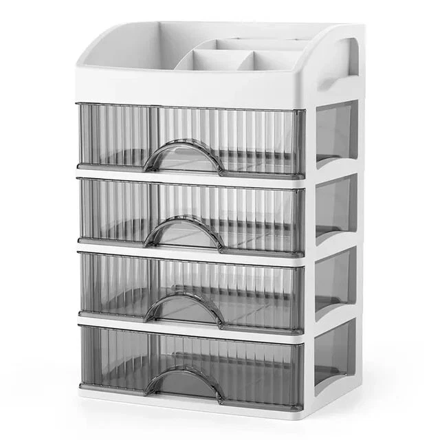 Acrylic Makeup Organizer Cosmetic Storage Box Jewelry Holder Display Drawer
