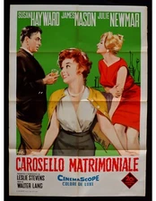 CaroSELLO Matrimonial Poster Susan Hayward James Mason Newmar A350